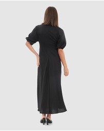 Ripe Maternity - Camille Tie Front Linen Dress