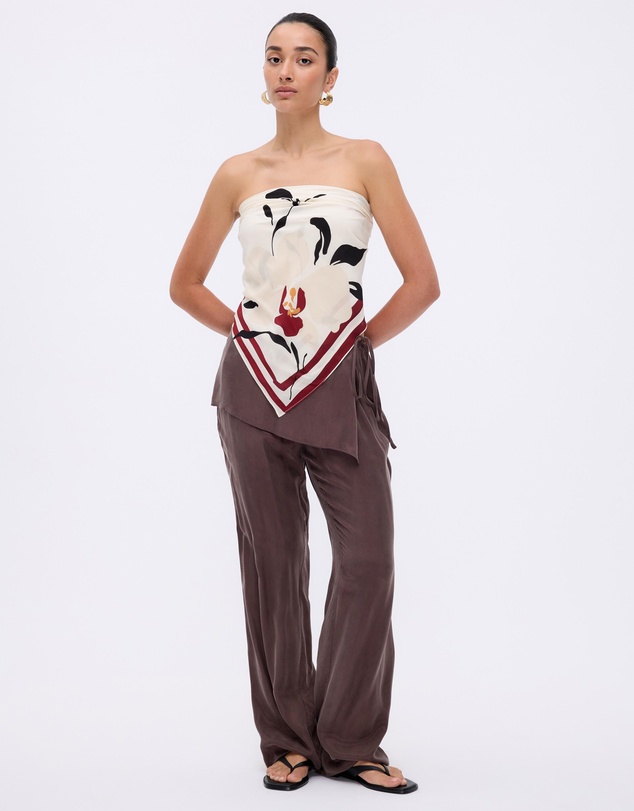 Minima Esenciales - Isla Print Scarf Top