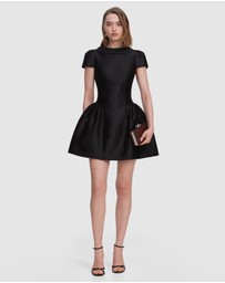 Self Portrait - Taffeta Collared Mini Dress