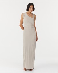 Third Form - Stirling Twist Asymmetric Maxi Dress