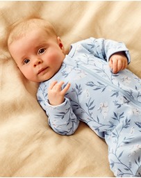 Wilson & Frenchy - Organic Zipsuit With Feet - Babies