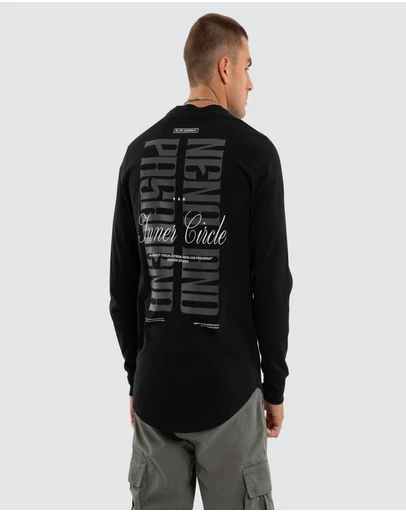 Nena & Pasadena - Dynamic Dual Curved LS Tee