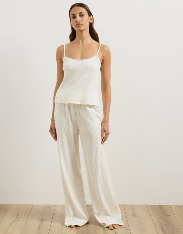 Atmos&Here - Melody Pointelle Cami & Pants Pyjama Set