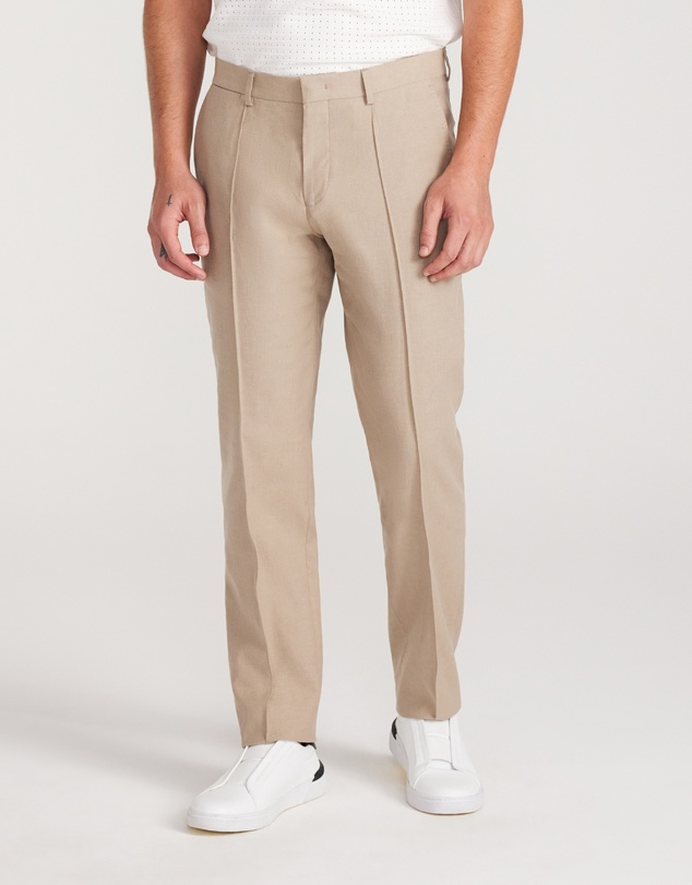 Calibre - Linen Cotton Crepe Suit Pants