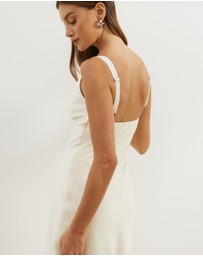 Atmos&Here - Andie Satin Maxi Dress