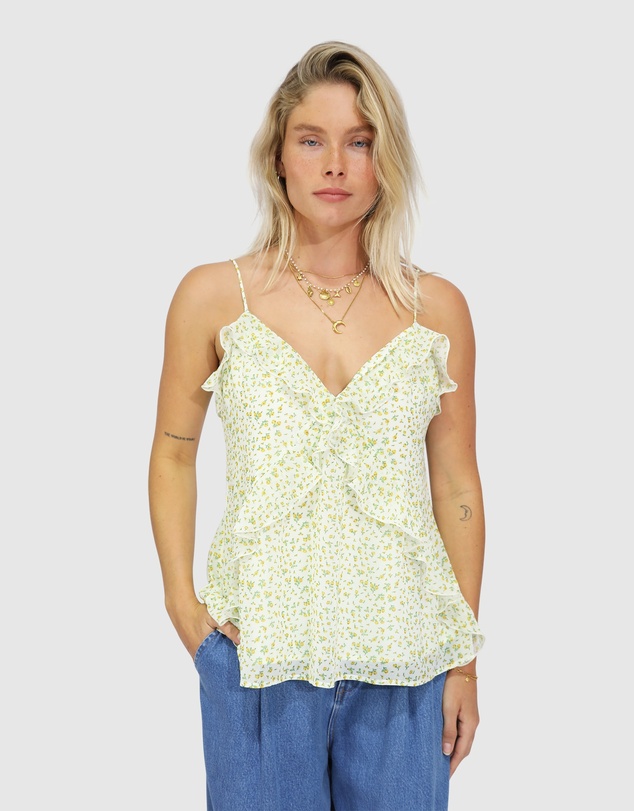 Belle & Bloom - Milkshake Ruffle Cami
