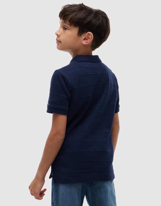 Tommy Hilfiger - Boys 8-16 Regular Fit Jacquard Jersey Polo Shirt - Teens