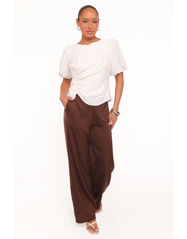 Petal & Pup - Laurel Puff Sleeve Top - Ivory