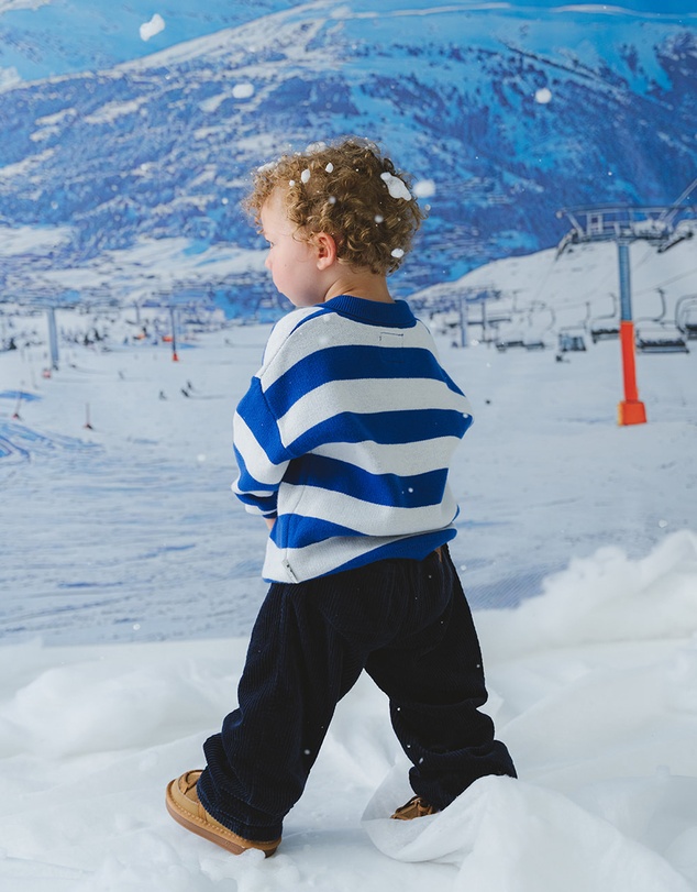 Huxbaby - Slouchy Knit Polo - ICONIC EXCLUSIVE - Babies-Kids