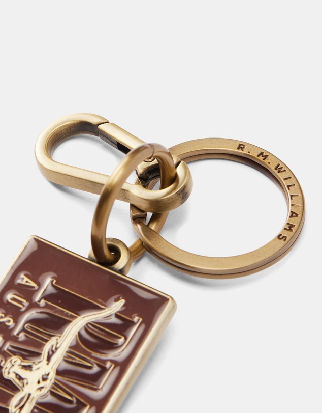 R.M.Williams - Heritage Logo Enamel Keyring