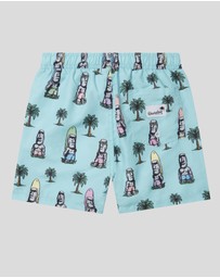 Boardies - Boardies Island Elders Kids Swim Shorts