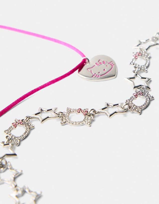 Bershka - Set Of 2 Hello Kitty Necklaces