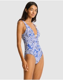 Sea Level Australia - Palmera Chain Link Longline One Piece