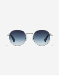 Hawkers Co - HAWKERS - Silver Blue MOMA Sunglasses for Men and Women UV400