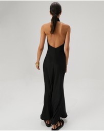 MISHA - Evianna Satin Maxi Dress
