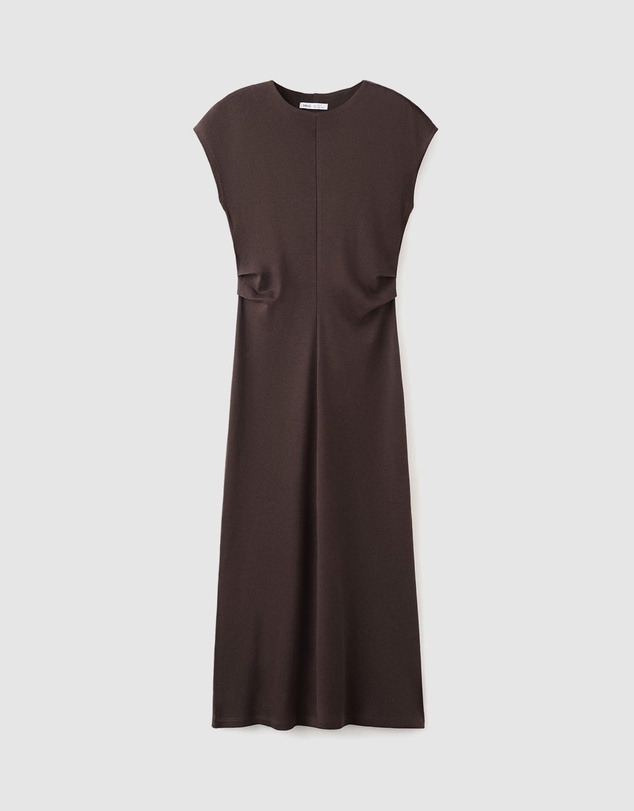 M.N.G - Midi-Dress With Draped Detail