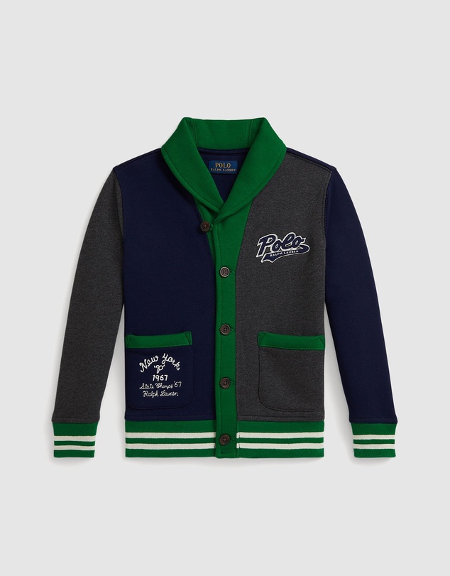 Polo Ralph Lauren - Logo Color-Blocked Fleece Cardigan - ICONIC EXCLUSIVE - Kids