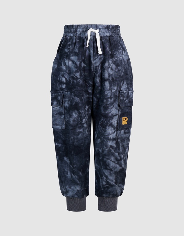 Rock Your Kid - Rock Out Cargo Track Pants in Space Grey