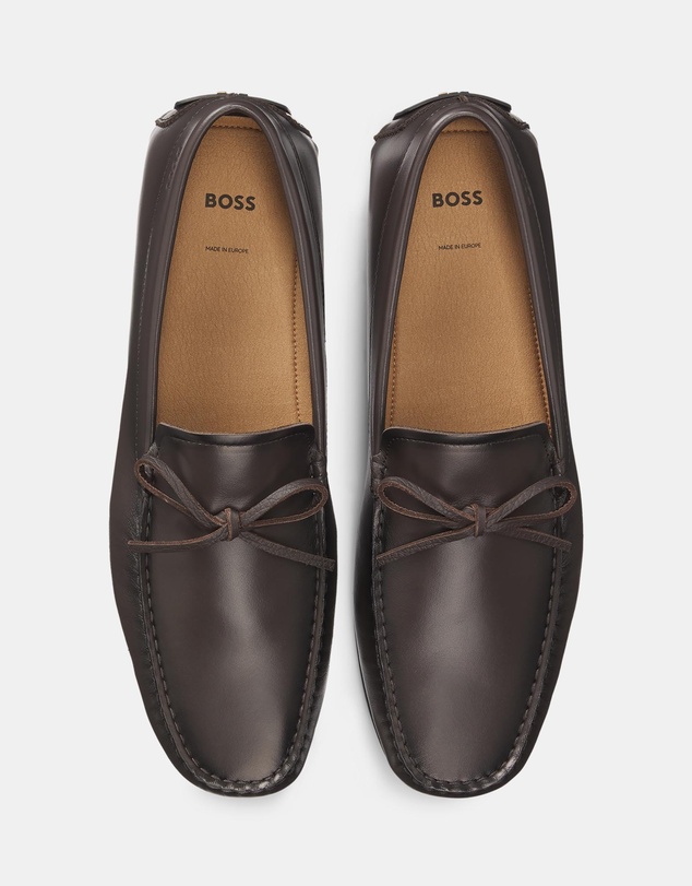 BOSS - Noel Leather Driver Moccasins