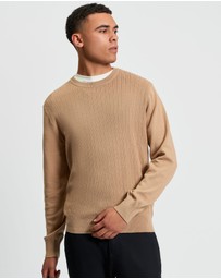 Ben Sherman - Textured Front Crew