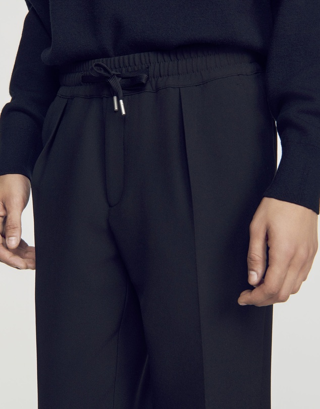 Sandro - Jersey Pli Pants