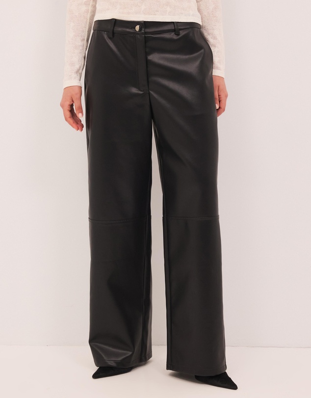 Calli - Jeremy Leather Look Pants