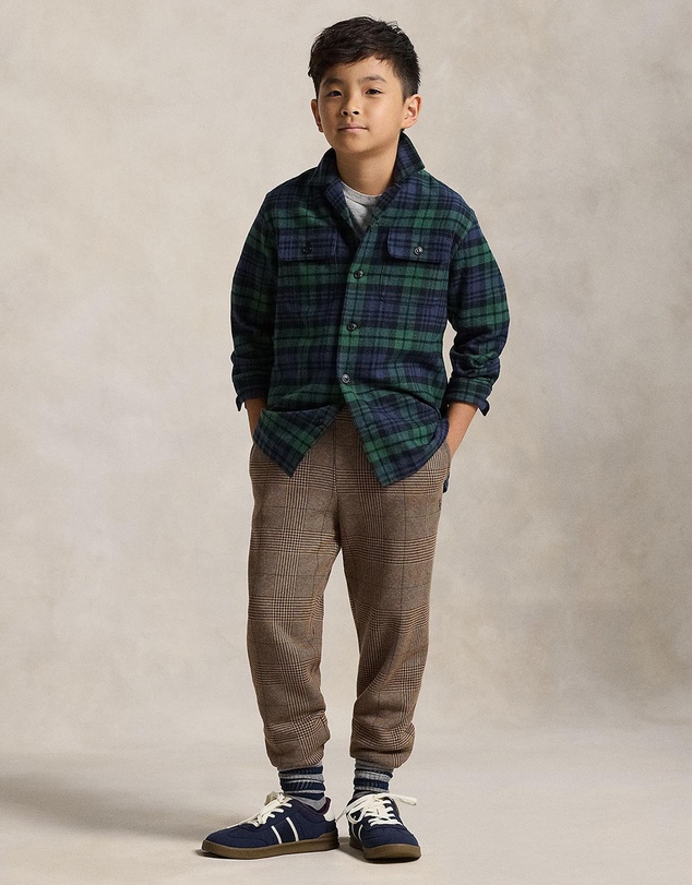 Polo Ralph Lauren - Plaid Cotton Flannel Camp Shirt - Teens