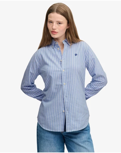 Superdry - Slim Oxford Button Down Long Sleeve Shirt