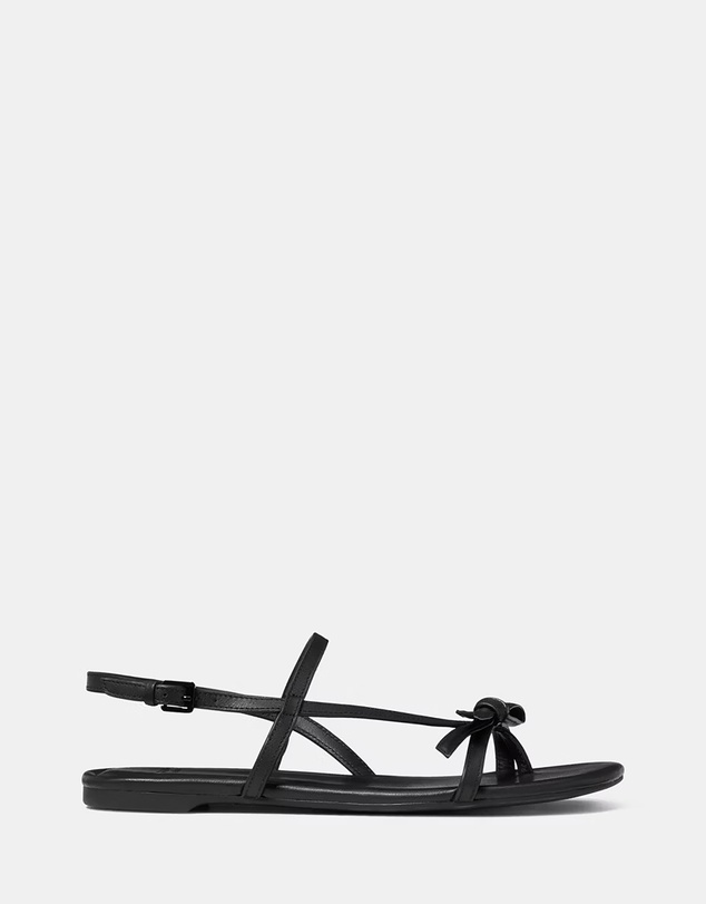 Kate Spade - Loop Smooth Leather Flat Sandals