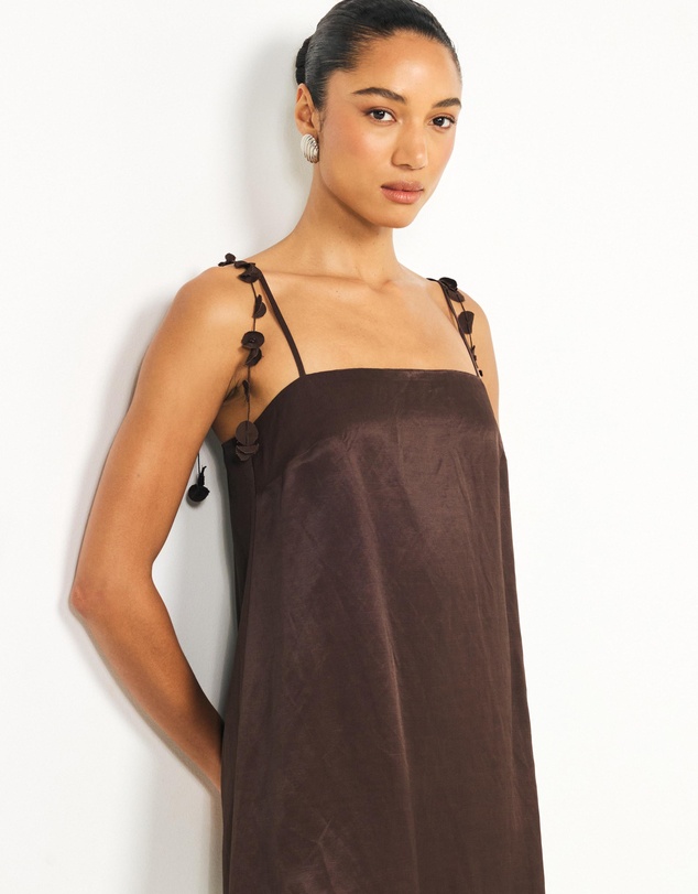 AERE - Ilaria Floral Mini Shift Dress