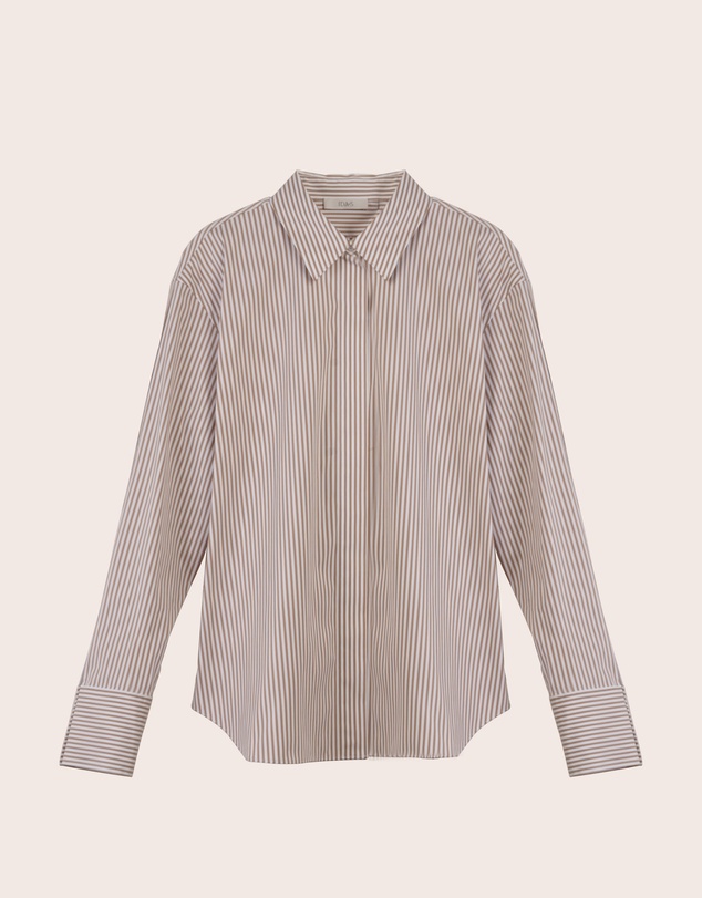 IDA+S - Matilda Oversized Stretch Cotton Blouse