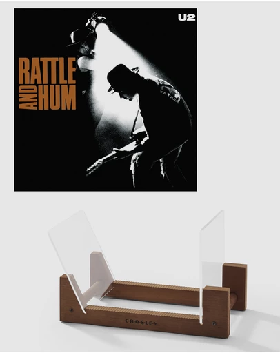 Universal Music - U2 Rattle And Hum - Vinyl Album & Crosley Record Storage Display Stand