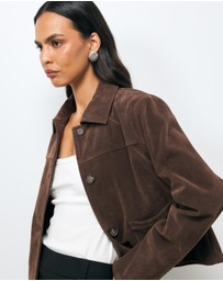 AERE - Anders Suede Look Jacket