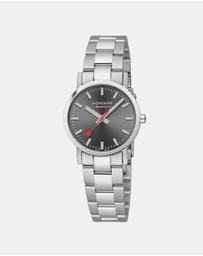 Mondaine - Mondaine Classic Silver Stainless Steel 30mm Watch