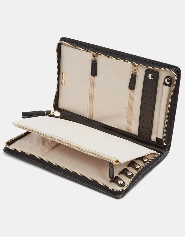 Wolf - Wolf Caroline Large Jewellery Portfolio Black