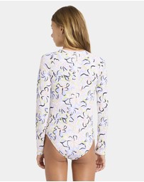 Billabong - Girls 6 to 16 Sea Of Love Long Sleeve Rash Vest