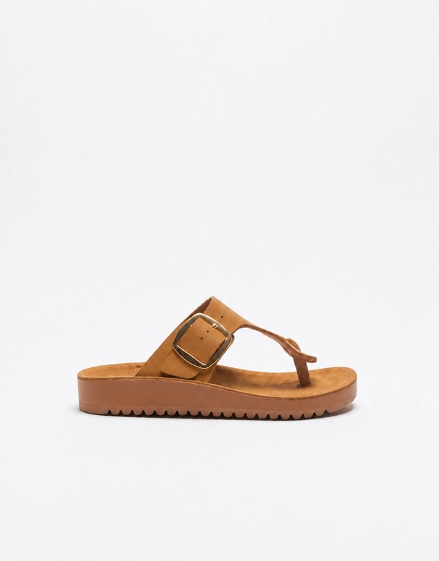 Walnut Melbourne - Santi Leather Thong