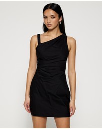 Lover - Kilian Asymmetric Tuck Mini Dress
