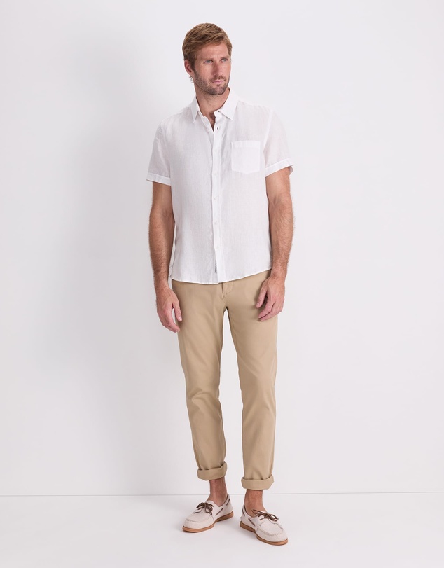 Sportscraft - Short Sleeve Linen Shirt