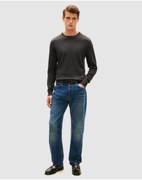 Tommy Hilfiger - Flag Embroidery Crew Neck Jumper