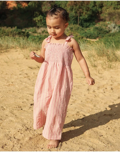 Kynd Baby - Shirred Playsuit in Stripe