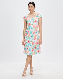 Pink Ruby - Spring Racer Sleeves Dress