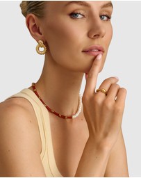 Nialaya Jewellery - Classic Cuff Ring in Gold