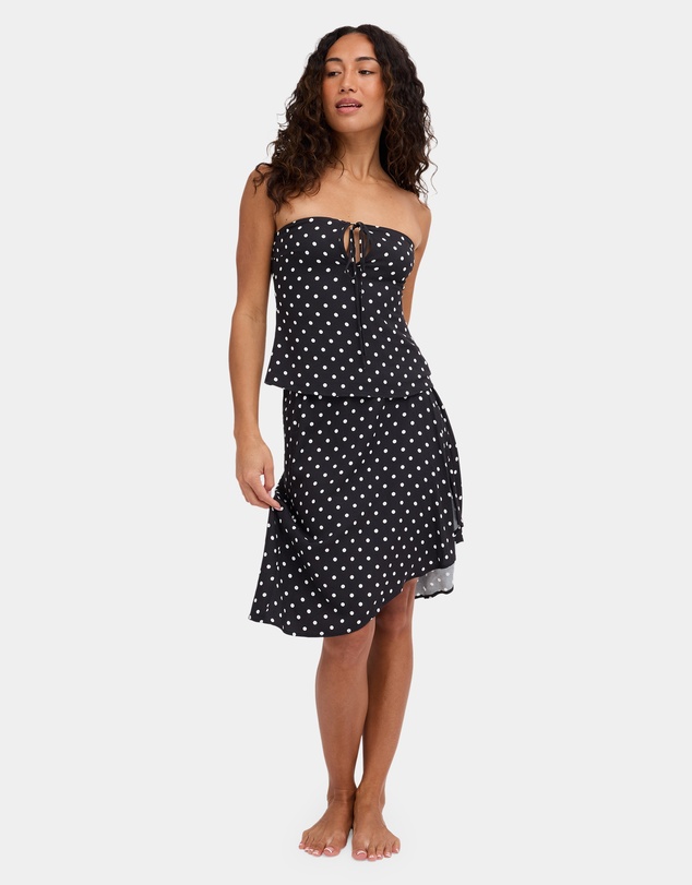 RVCA - Womens Landon Polka Dot Midi Skirt