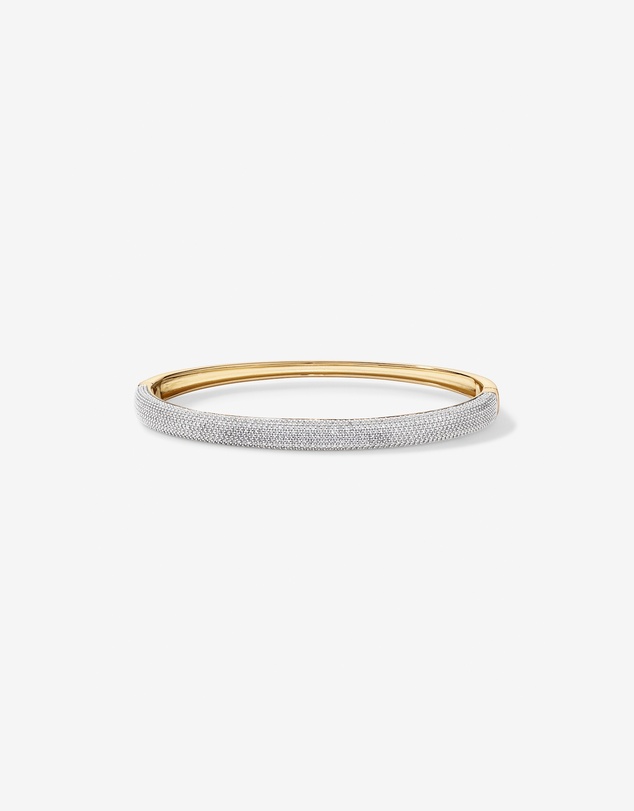 Michael Hill - Pavé Hinge Bangle in 18kt Vermeil