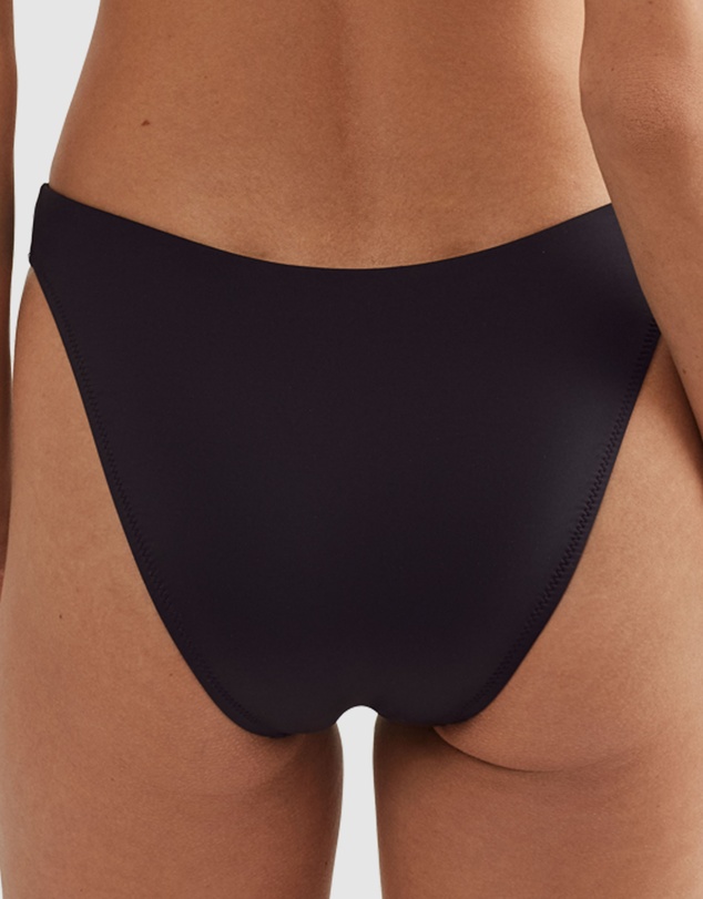 Polo Ralph Lauren - Signature Solids Scoop Waist High Leg Bikini Bottom