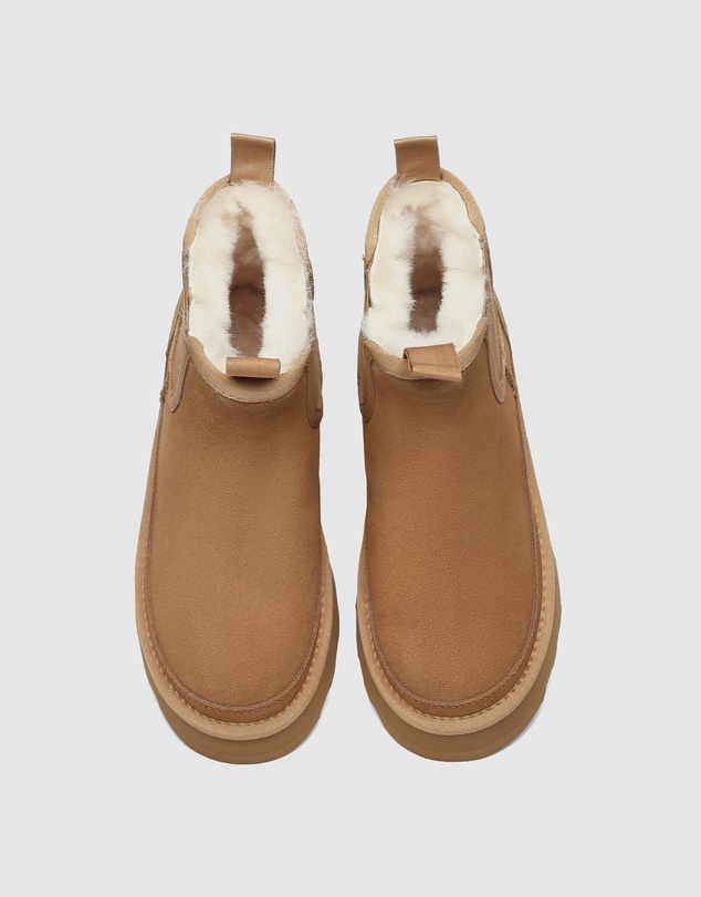 EVERAU - Australian Shepherd Ugg Chelsie Platform Cow Suede Upper UGG Boots
