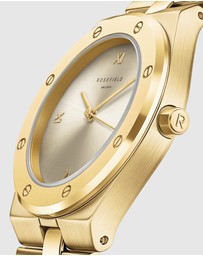 Rosefield - Rose Sunray Gold-Tone Bracelet Watch