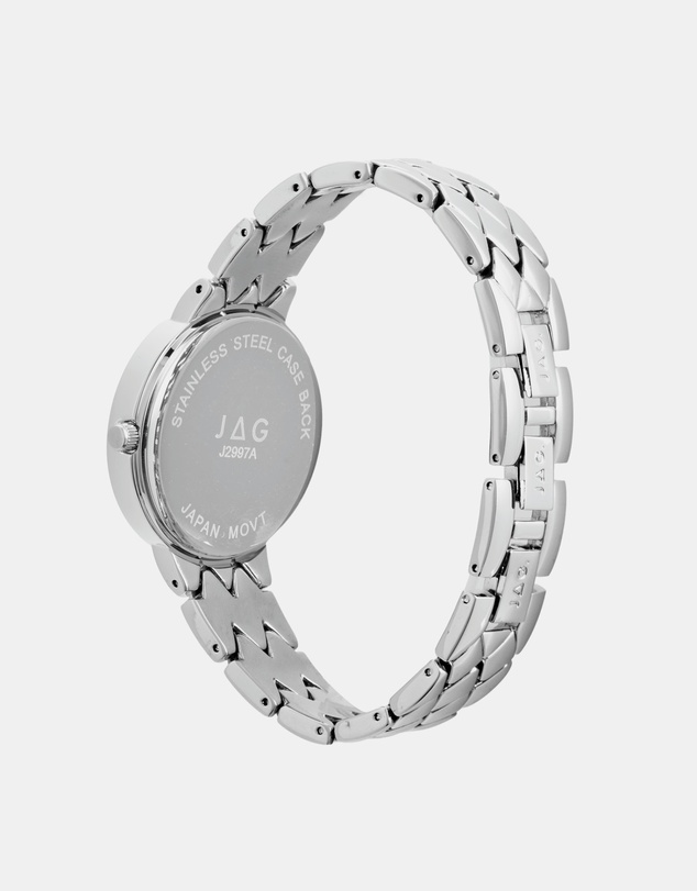 Jag - Balmoral Womens Blue Dial 36mm Silver Watch