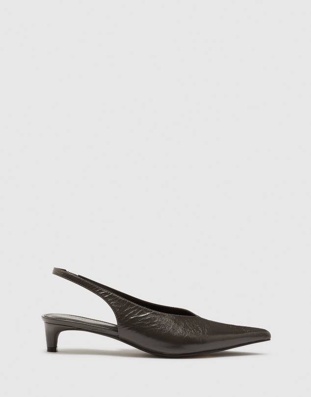 Nakedvice - The Perry Grey Slingback Heel